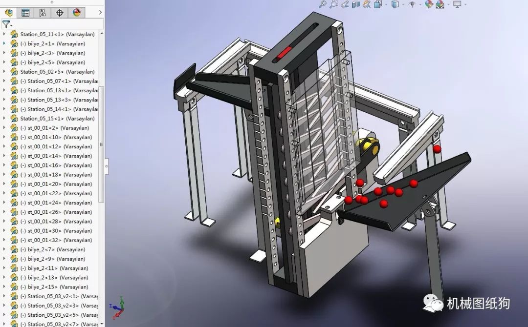 【工程机械】marble machine小球碰撞游戏机3d图纸 solidworks设计