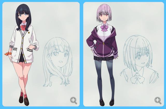 gridman》的两大女主角都人设色气,尤其是新条茜,第二话大晒脱掉袜子