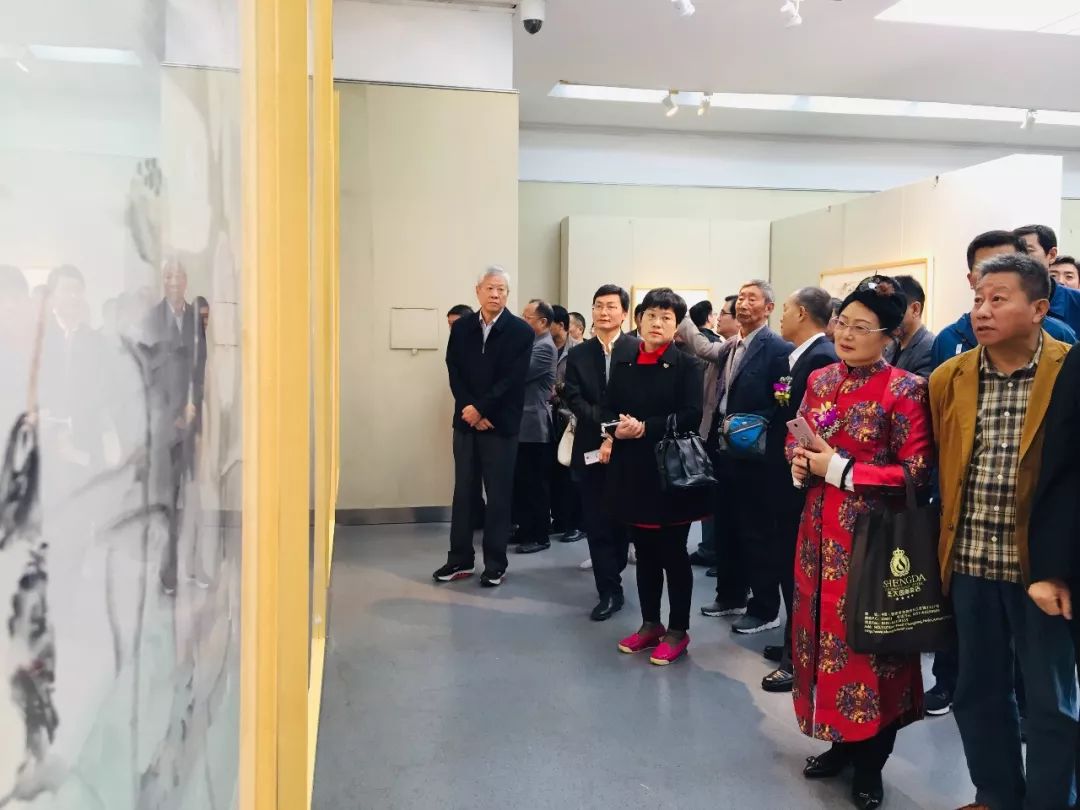 笔墨江南当代中国画名家华拓盖茂森高德星汪为胜作品展今日在合肥久留