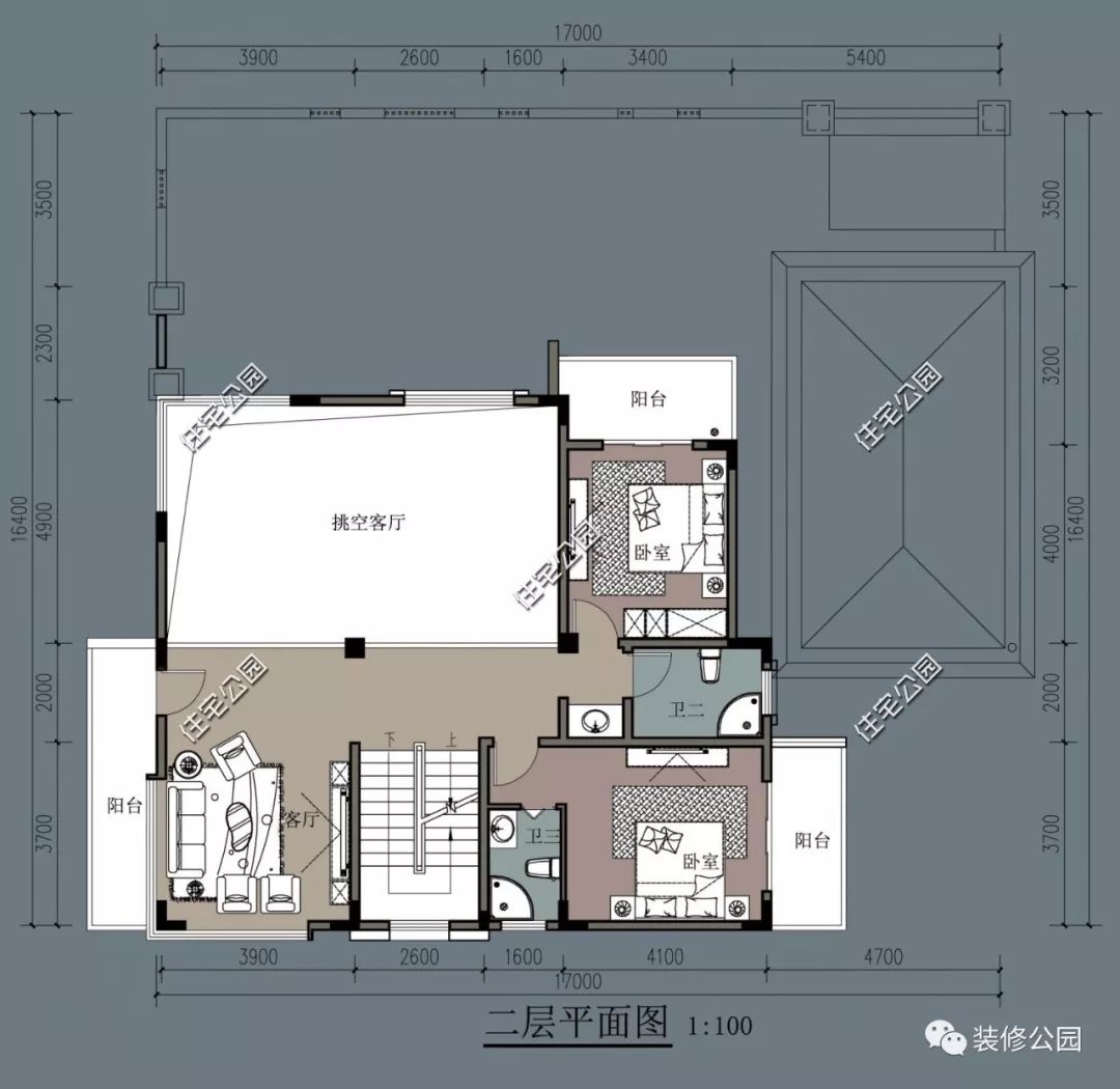 16×17米豪华布局 室内装修,高品质现代风别墅