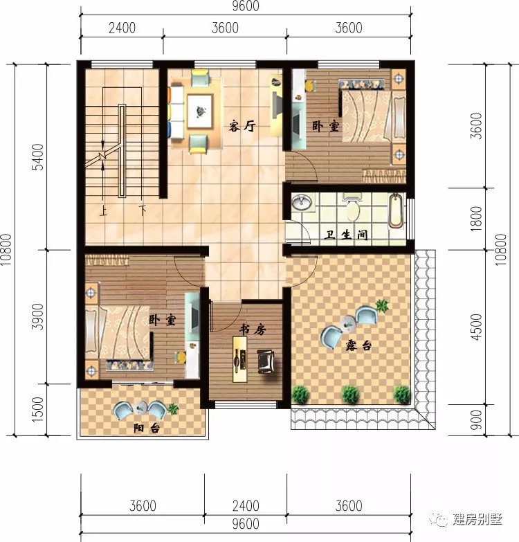 面宽9米多的农村自建房,第二栋配架空层做车库,造型相当大气