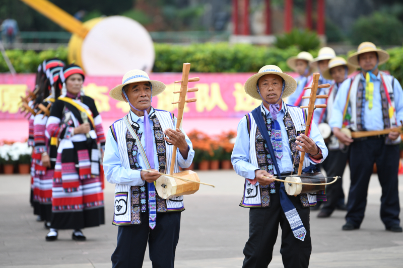 石林景区举行彝族原生态表演队选拔赛,文旅融合亮点多