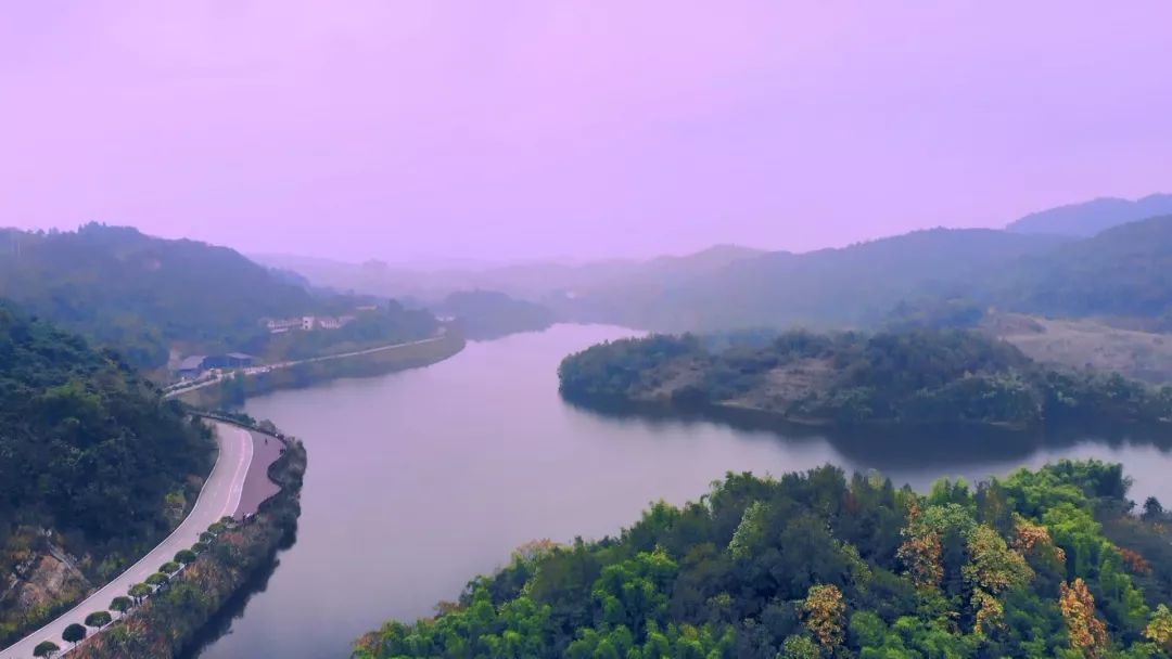 看效果铜梁玄天湖风景如画山似游龙水似碧玉