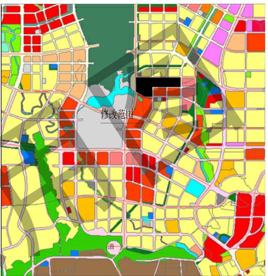 中央公园优化用地结构 调整部分地块属性,容积率等