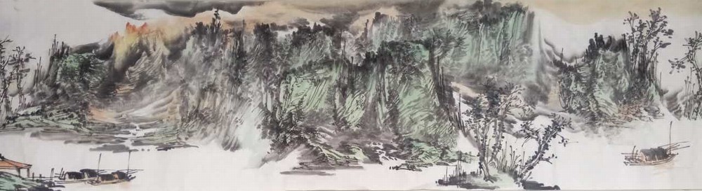 著名画家李庆海—风骨雄魂画山水