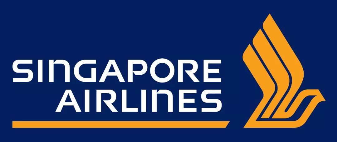 新加坡航空的logo是一只展翅高飞的鸟.