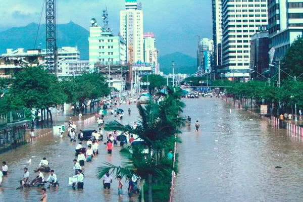 历史老照片:90年代初的深圳