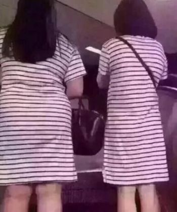 90斤和120斤的妹子,穿同一件衣服有啥区别?