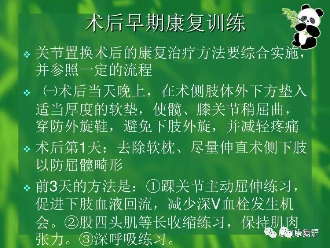 经典案例髋关节置换术后康复治疗方案