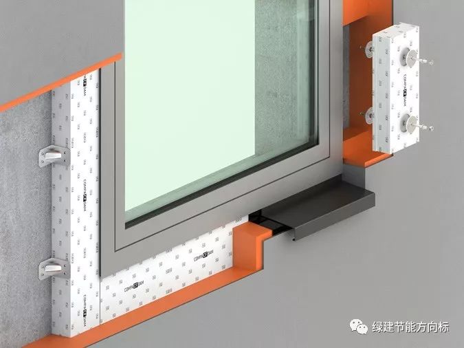 被动房的断热安装节点国外门窗洞口构造节点一瞥国外门窗洞口构造节点