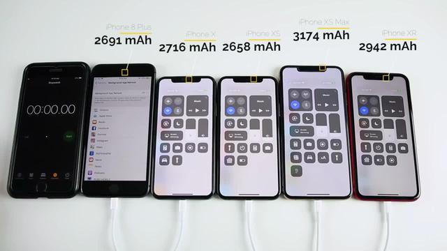 5款iphone手机续航测试对决 价格不同续航差距有多大 Iphone X