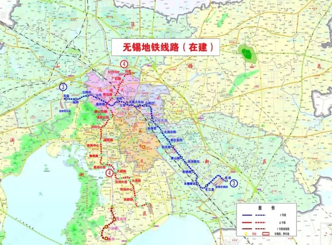 5公里,从苏庙到硕放机场,车站21座,其中有换乘车站5座:苏庙站—钱桥