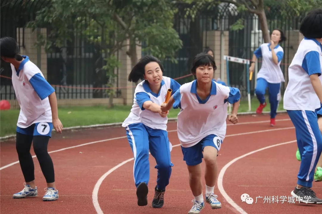 广州科学城中学聚焦校运│这里有你没看到的精彩!