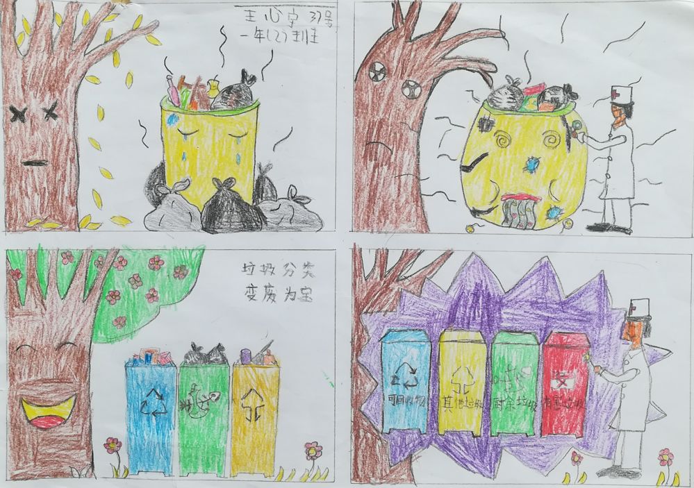 亲子创意连环画 讲述垃圾分类的故事——湖里实验小学