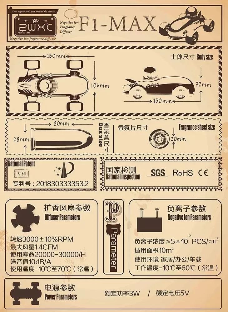 史上最酷"f1赛车"!不仅是『黑科技』负离子空气净化器