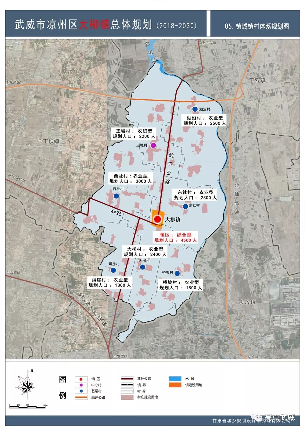 《武威市凉州区大柳镇总体规划(2018-2030年)》(草案)图片