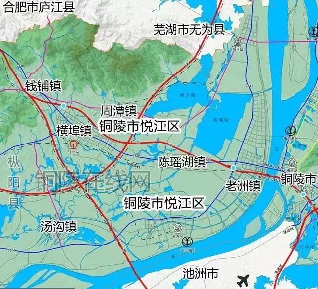 铜陵铁路地区总图规划出炉拟规划建设铜枞宜城际铁路