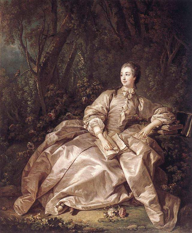 接着成为国王的私人秘书,路易十五封她为蓬帕杜侯爵夫人
