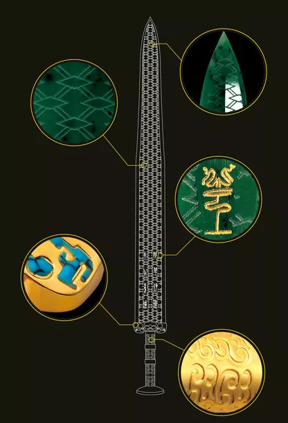国宝再造工程《越王勾践剑》,惊艳亮相湖北博物馆