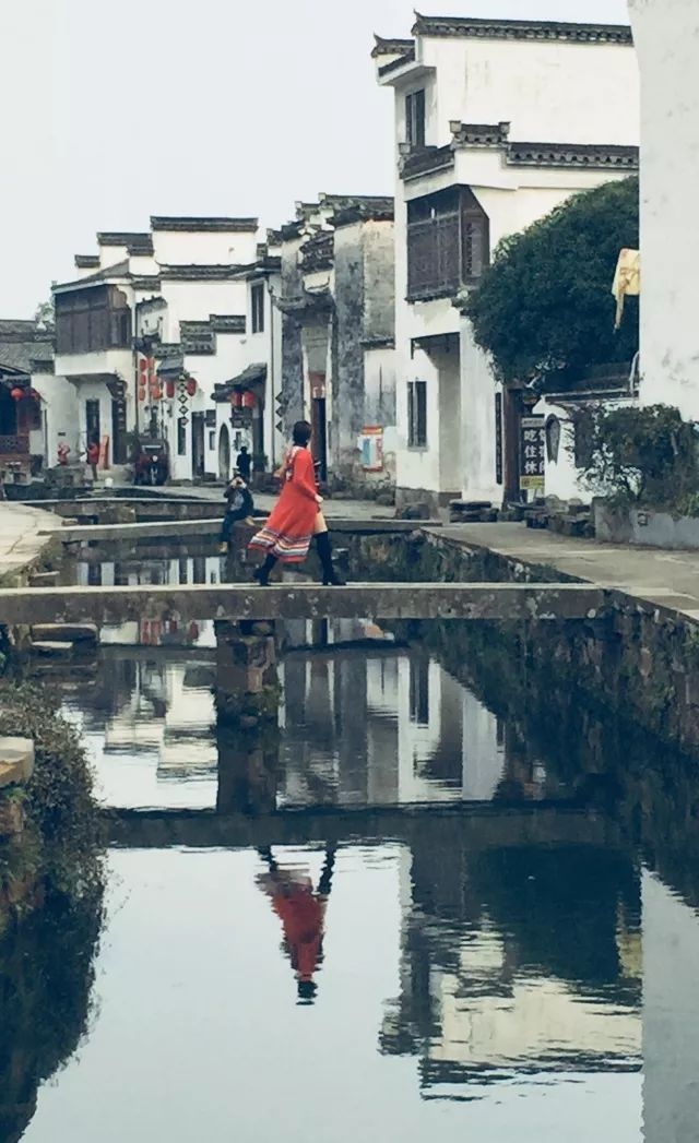 徽州水彩像淡去粉黛的阿菊