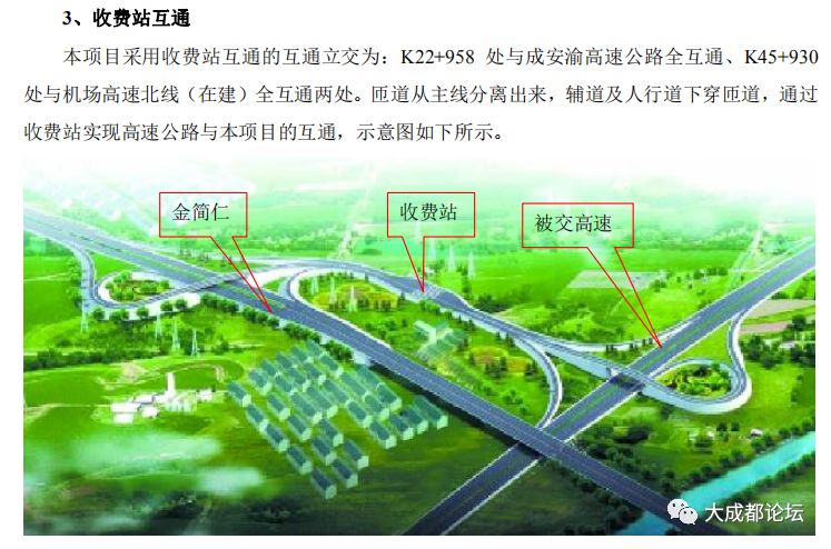 【交通】总投资1034800万元的金简仁快速路二期路线将