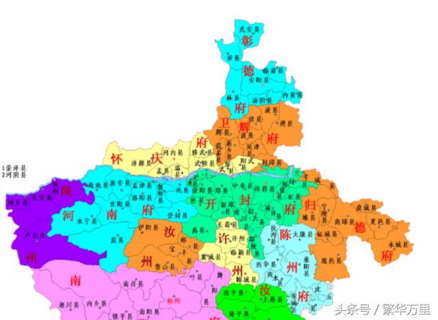 河南省北部地区的3个县,1952年,为何被划分给