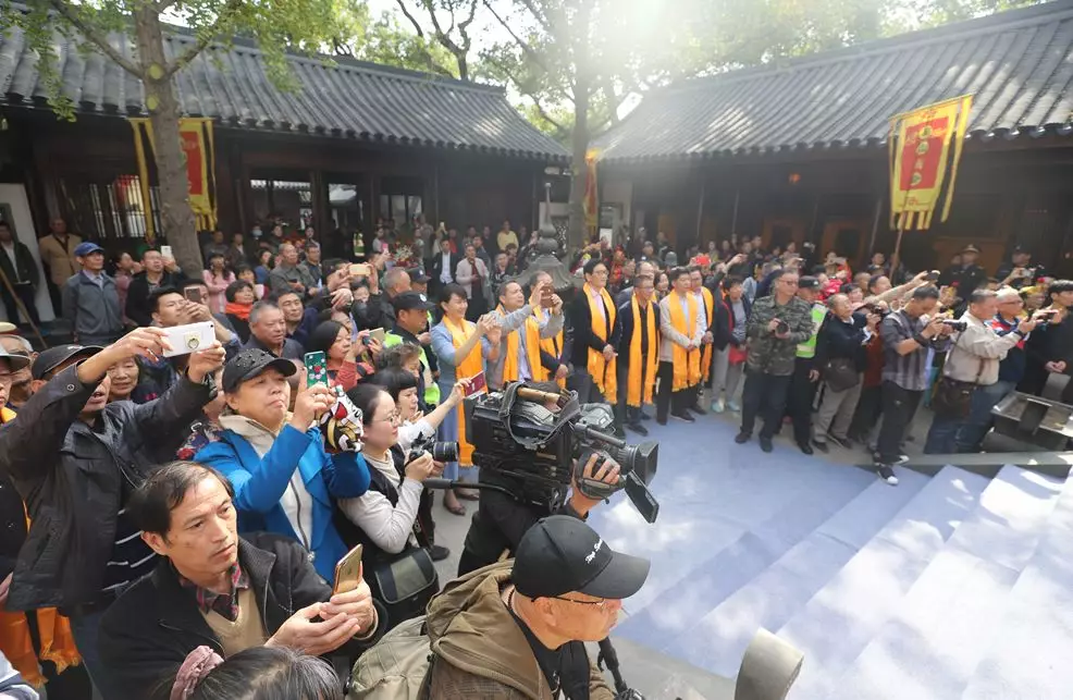 2018杭州吴山庙会开幕式暨伍子胥祭祀大典,动静真不小!