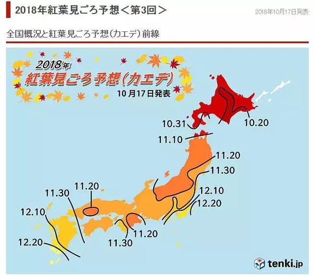 2018日本红叶季全攻略!这个秋天,"漫山红遍"的盛况不要错过啦!