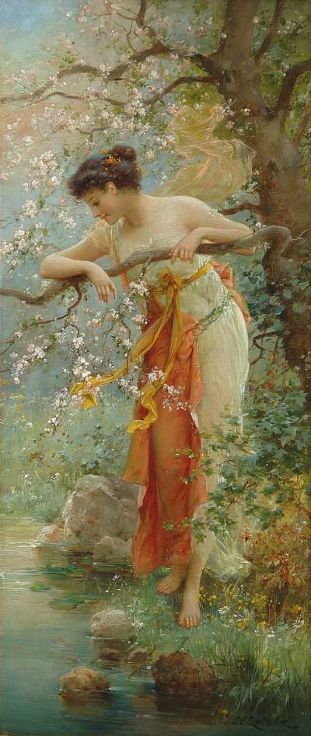 古典油画中那些如花似玉的漂亮女人!