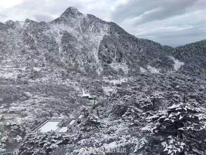 大理迎来了初雪!一大波苍山雪景照来袭