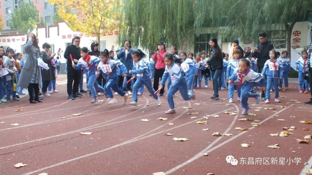 奔跑青春季炽热少年心东昌府区新星小学隆重举行2018年秋季运动会