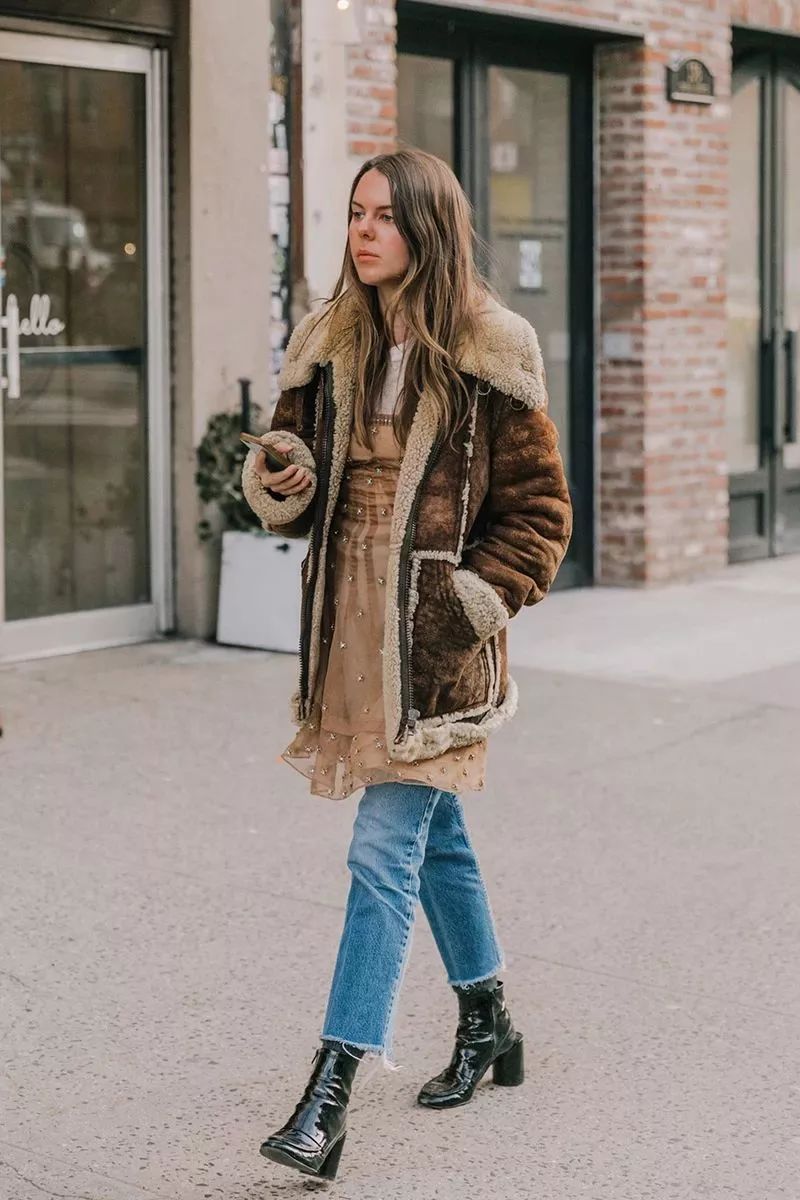 冬季羊羔毛外套最流行，比大衣還保暖好穿！ 時尚 第26張
