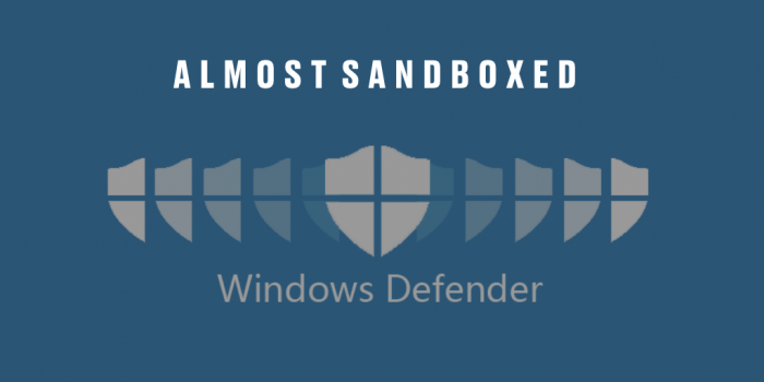 [圖]Windows Defender沙盒功能被爆BUG：關機再開機無法啟用 科技 第1張