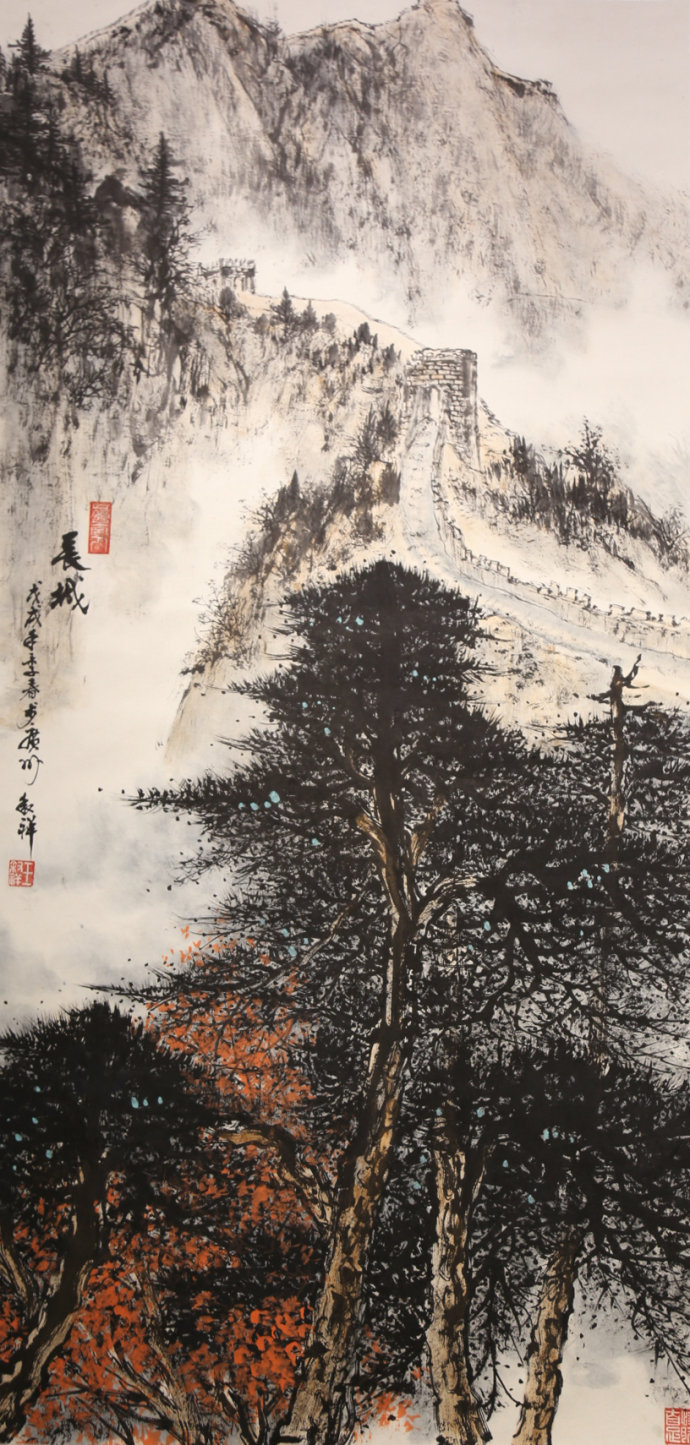 著名画家王叙祥作品在当代艺术大展上受好评并被中国华侨历史博物馆