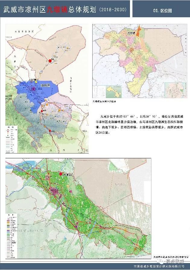 《武威市凉州区九墩镇总体规划(2018-2030年)》(草案)图片