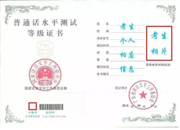 教师资格证等级分类