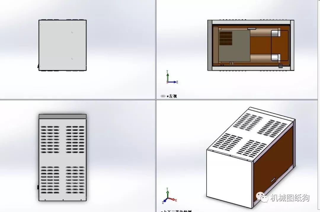 【工程机械】wz电气柜钣金结构3d图纸 solidworks设计