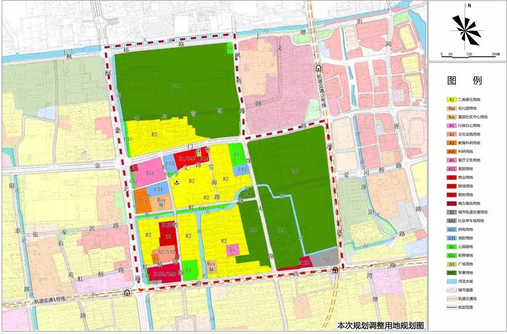 公示关于苏州市金门单元姑苏平江新城以北地区道路商业教育居住用地