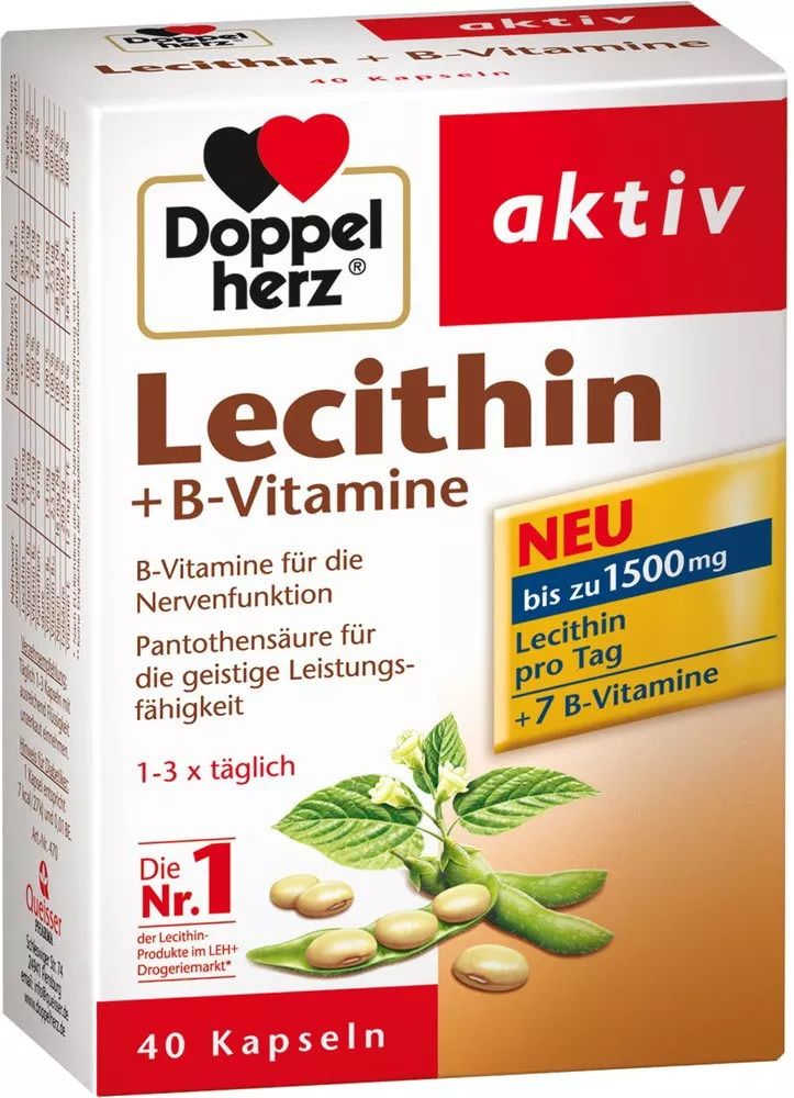 doppelherz lecithin   b-vitamine 双心卵磷脂  b族维生素