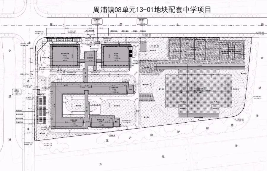 周浦镇将新建一所初中规划用地351806平方米