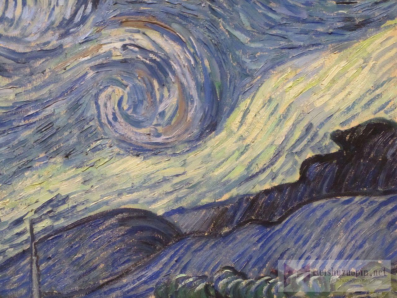 梵高_van gogh 星空_星月夜 从不同视角解读梵高