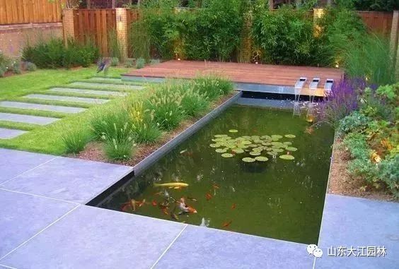 庭院设计中,水的力量是强大的, 它既可以滋养生命, 从风水的角度来说
