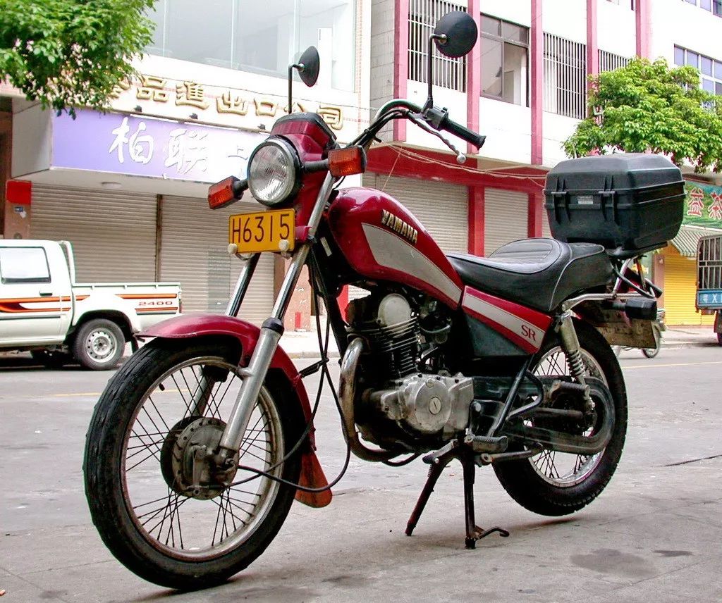 库存图集 两辑:yamaha sr125,报废前的最后时光