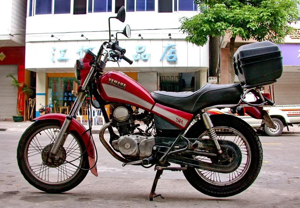 库存图集 两辑:yamaha sr125,报废前的最后时光