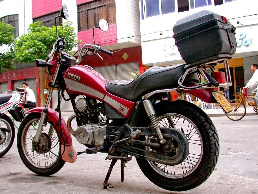 库存图集 两辑:yamaha sr125,报废前的最后时光