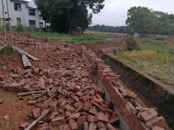 各镇(乡,街道)拆除违建 2户,违建面积 60平方米,违建围墙 20米