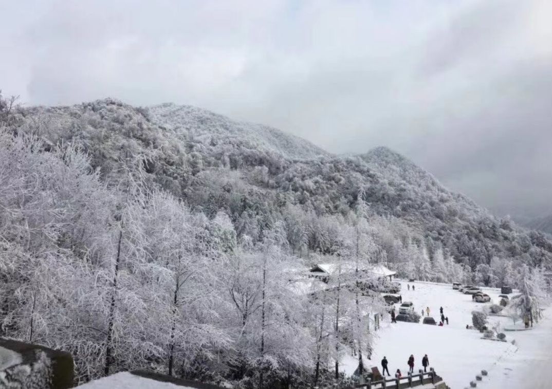 巴中迎来今秋第一场雪!就在光雾山