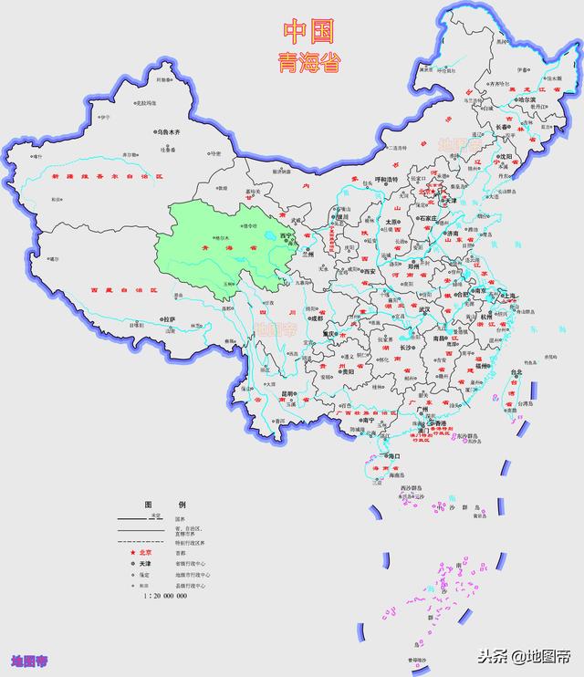 中国最大的内陆高原咸水湖也在青海,因此而得名"青海".图片