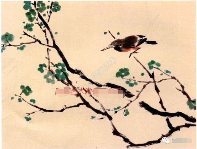 工笔梅花的画法参考名家梅花画法教程梅花范画画法步骤示例