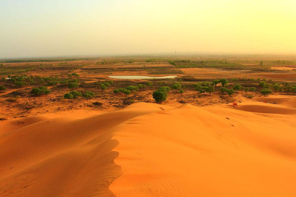 中國第一個將消失的沙漠：面積比海南島還大，如今80%沙漠成綠洲 旅行 第6張